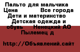 Пальто для мальчика › Цена ­ 3 000 - Все города Дети и материнство » Детская одежда и обувь   . Ненецкий АО,Пылемец д.